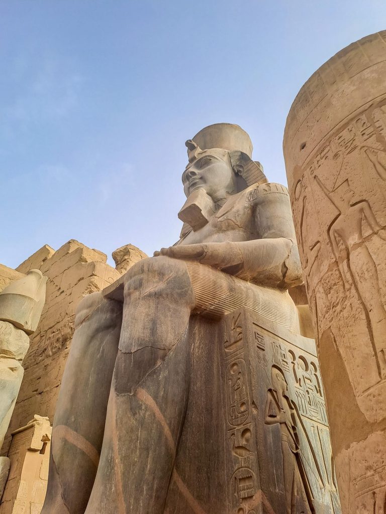 statue of seated Ramses II