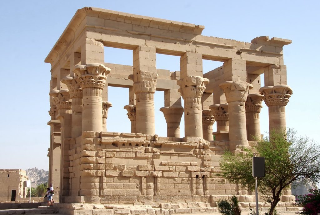 The Temple of isis exists on the island of philah in Egypt
