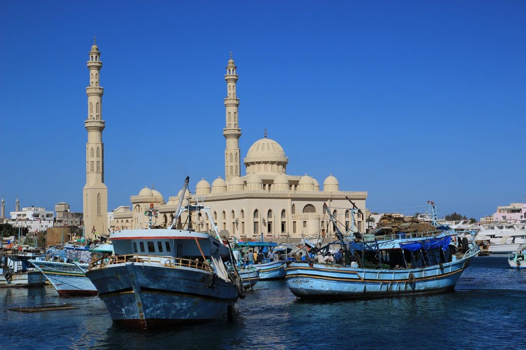 Hurghada port mosque