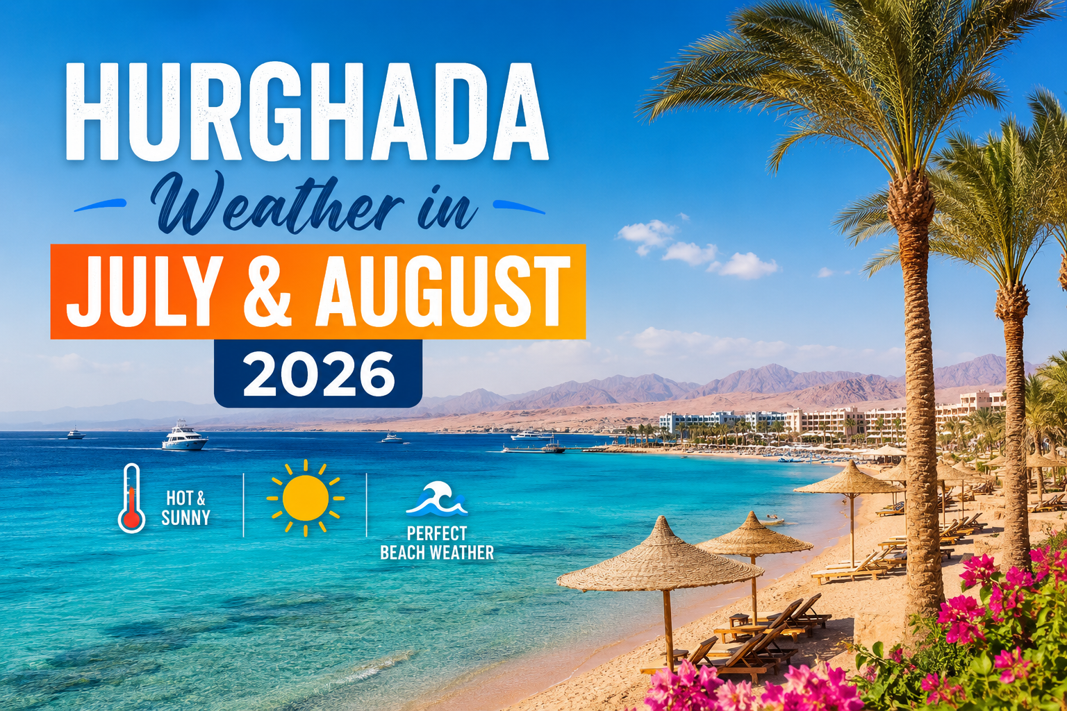 hurghada weather in july and august 2026